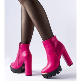 Inna Rosa Stiefeletten von Pepe mit dekorativer Spitze 2