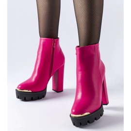 Inna Rosa Stiefeletten von Pepe mit dekorativer Spitze 1