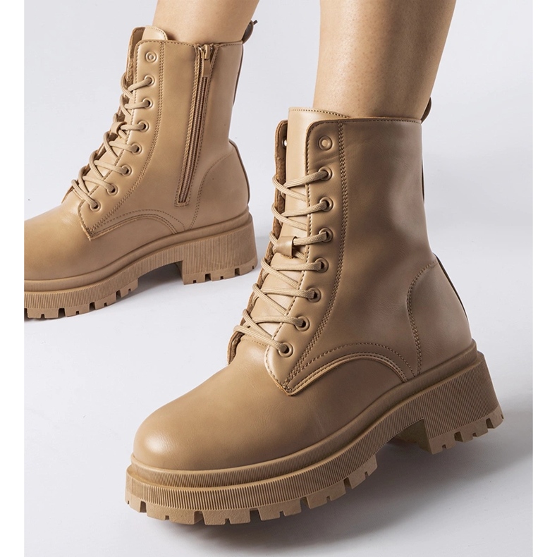 Beige isolierte Chirico-Arbeiterjacke für Damen 1