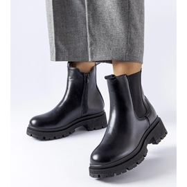 Schwarze isolierte klassische Olmedo-Stiefel 1