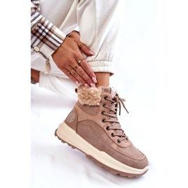 Isolierte Stiefel der Frauen, Lee Cooper LCJ-22-44-1363 Pink rosa 5