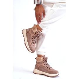 Isolierte Stiefel der Frauen, Lee Cooper LCJ-22-44-1363 Pink rosa 1