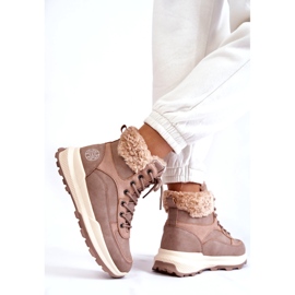 Isolierte Stiefel der Frauen, Lee Cooper LCJ-22-44-1363 Pink rosa 4