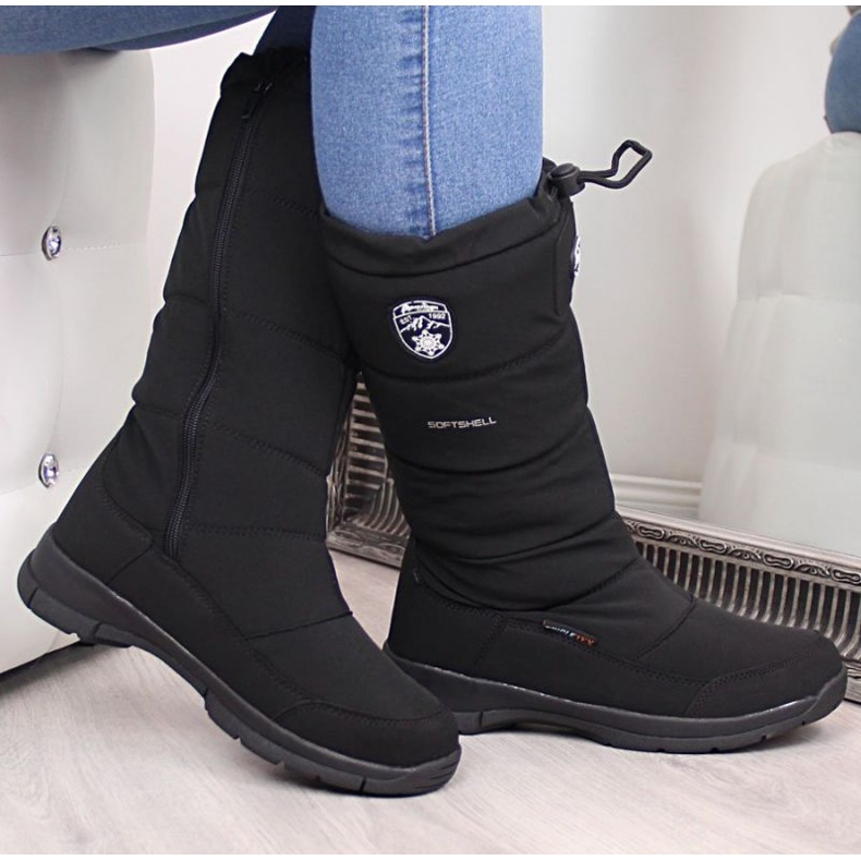 Wasserdichte Schneestiefel American Club W AM613 schwarz 1