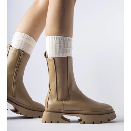 Braune isolierte Stiefel von Mombello 1