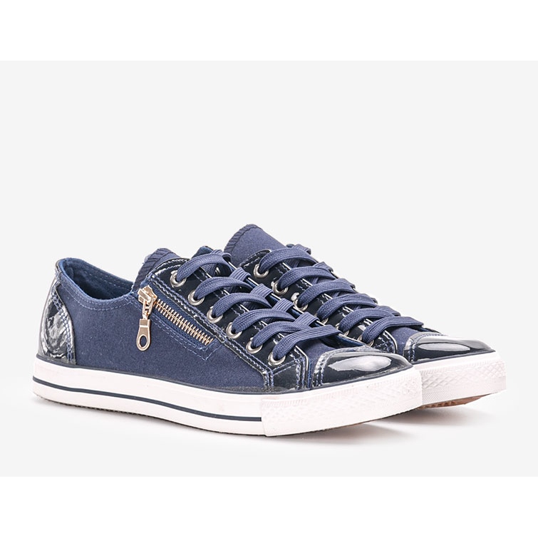 Marineblaue Herren-Sneaker von Pirkko 1