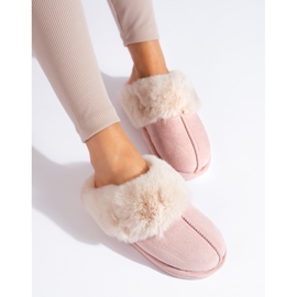 Rosa Damenhausschuhe von Shelovet 1