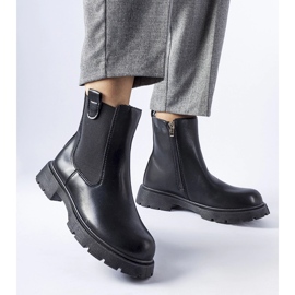 Schwarze klassische Giacinta-Stiefeletten 1