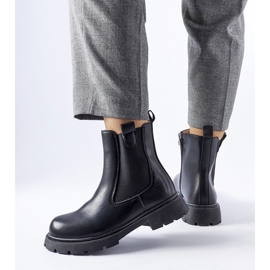 Schwarze klassische Giacinta-Stiefeletten 2