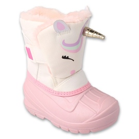 Befado Kinderschuhe Schneestiefel 160X013 rosa 1