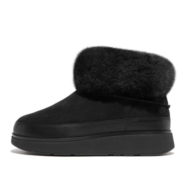 FitFlop GEN-FF Mini Double-Face Shearling Stiefel W GS6-090 schwarz 1