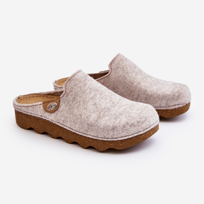 Startseite Schuhe Präventive Hausschuhe für Damen Inblu DK000011 Beige 1