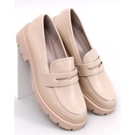 Andral Beige Plateau-Loafer 1