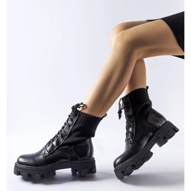 Schwarze Primero-Arbeitssocken zum Hineinschlüpfen 1