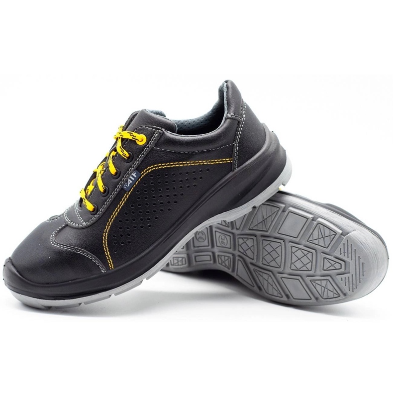 ŁUKPOL Techwork 1128P Herren-Arbeitsschuhe, schwarz 3