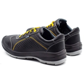 ŁUKPOL Techwork 1128P Herren-Arbeitsschuhe, schwarz 5