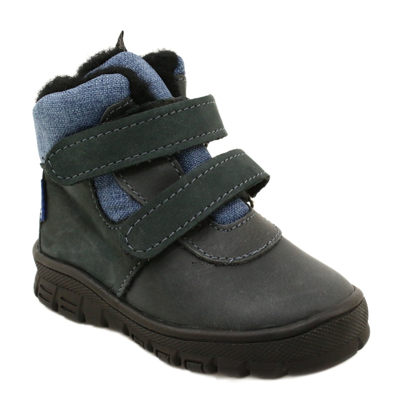 Stiefel mit Klettmembran TE-POR Mazurek 1360 Marineblau 1