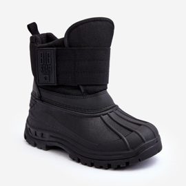 Isolierte Schneestiefel mit Klettverschluss für Kinder, Schwarz, Big Star MM374122 1