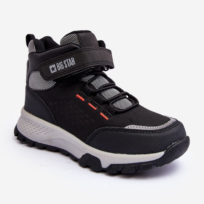 Memory Foam Kinderstiefel Schwarz Big Star KK374121 1