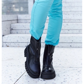 Schwarze isolierte Francavilla-Reißverschlussstiefel 5