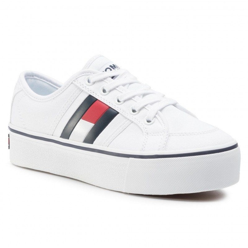 Tommy Hilfiger Tommy Jeans Flatform Flag Sneaker EN0EN00944-YBR weiß 1