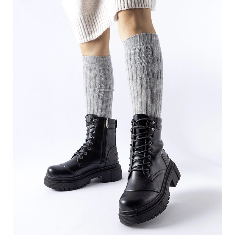 Inna Schwarze isolierte Paimboeuf-Stiefel 1