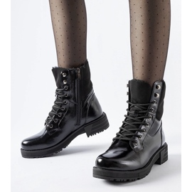 Schwarze isolierte Arbeiterstiefel 1