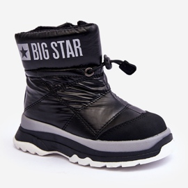 Isolierte Schneestiefel für Kinder mit Reißverschluss Schwarz Big Star MM374195 1