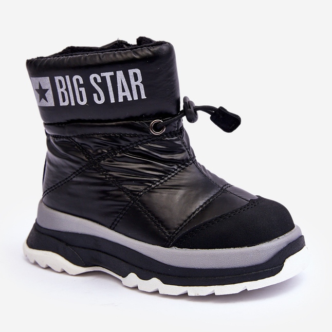 Isolierte Schneestiefel für Kinder mit Reißverschluss Schwarz Big Star MM374195 1