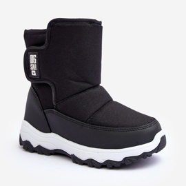 Isolierte Schneestiefel für Kinder mit Klettverschluss Schwarz Big Star MM374119 1