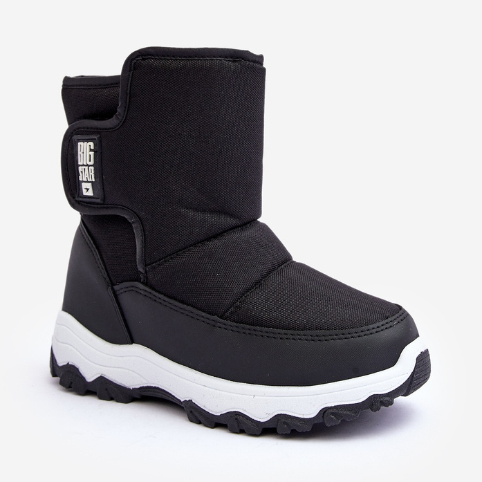 Isolierte Schneestiefel für Kinder mit Klettverschluss Schwarz Big Star MM374119 1