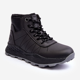 Isolierte Trapper-Trekkingschuhe für Kinder Schwarz Big Star MM374203 1