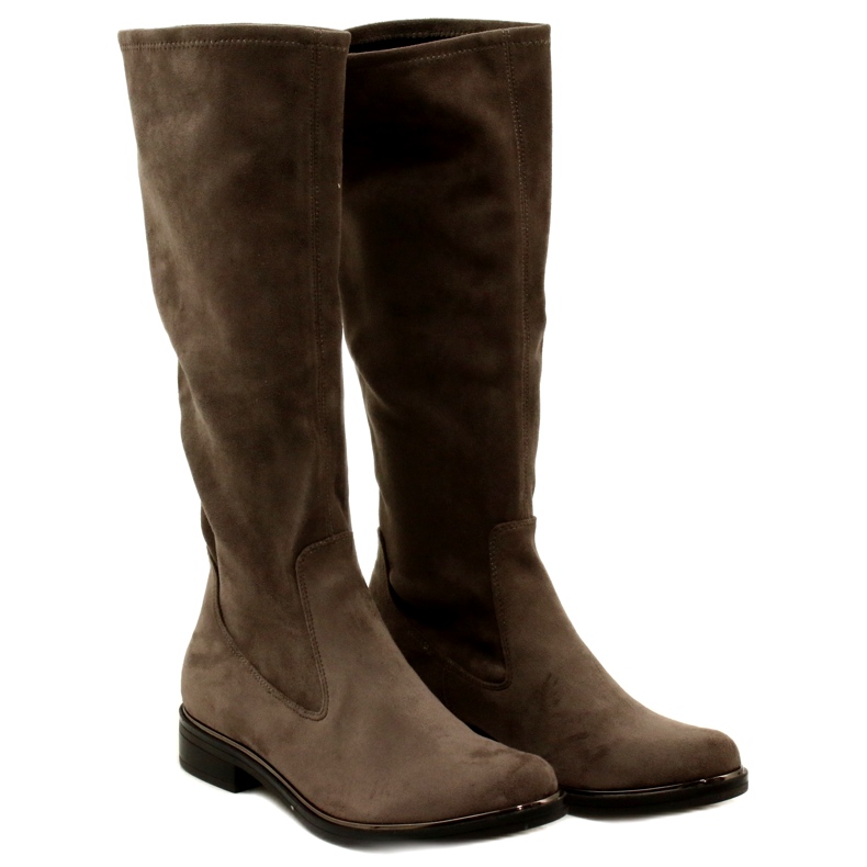 Caprice Damen Stretchstiefel 25512-29 306 Cafe Stretch braun 9