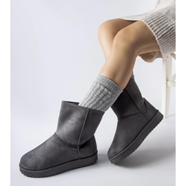 Graue isolierte klassische Libero-Schneestiefel 1