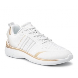 Tommy Hilfiger Gestrickter leichter Sneaker W FW0FW05791-YBR weiß 1