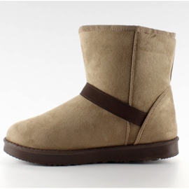 Damen-Emusy mit Fransen K1661504 Taupe beige 2