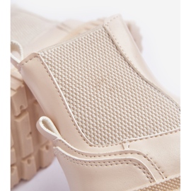 Isolierte Reißverschlussstiefel für Kinder Beige Jolynn 1