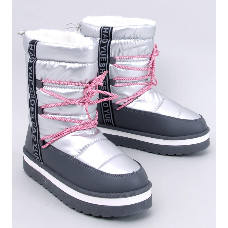 Archie Silver Damen-Schneestiefel silber- 1