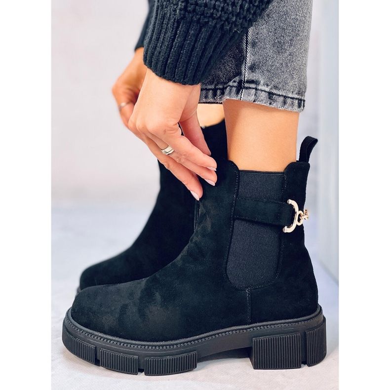 Chelsea-Stiefel für Damen Chance Schwarz 1