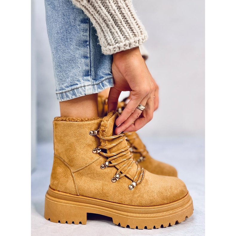 Winton Camel Trapper Stiefel braun 1