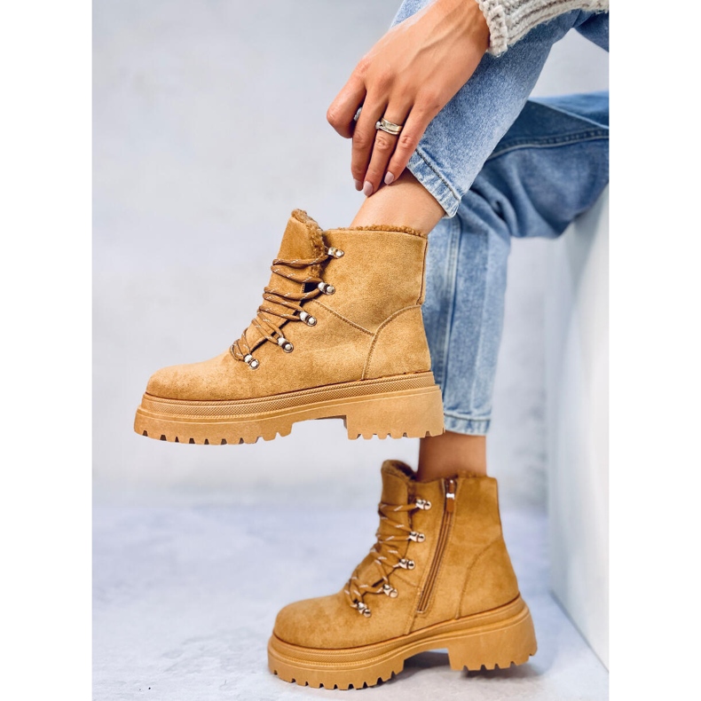 Winton Camel Trapper Stiefel braun 2