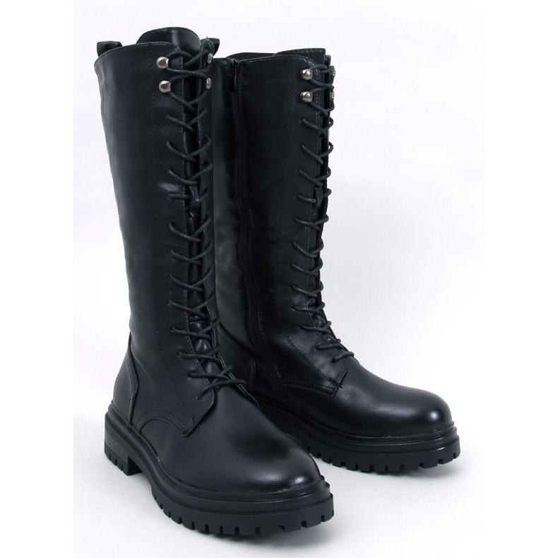 Schwarze Schnürstiefel von Spear 1