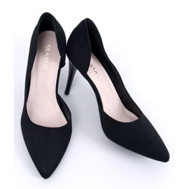 Cut-out Wildlederpumps von Samira Black schwarz 1
