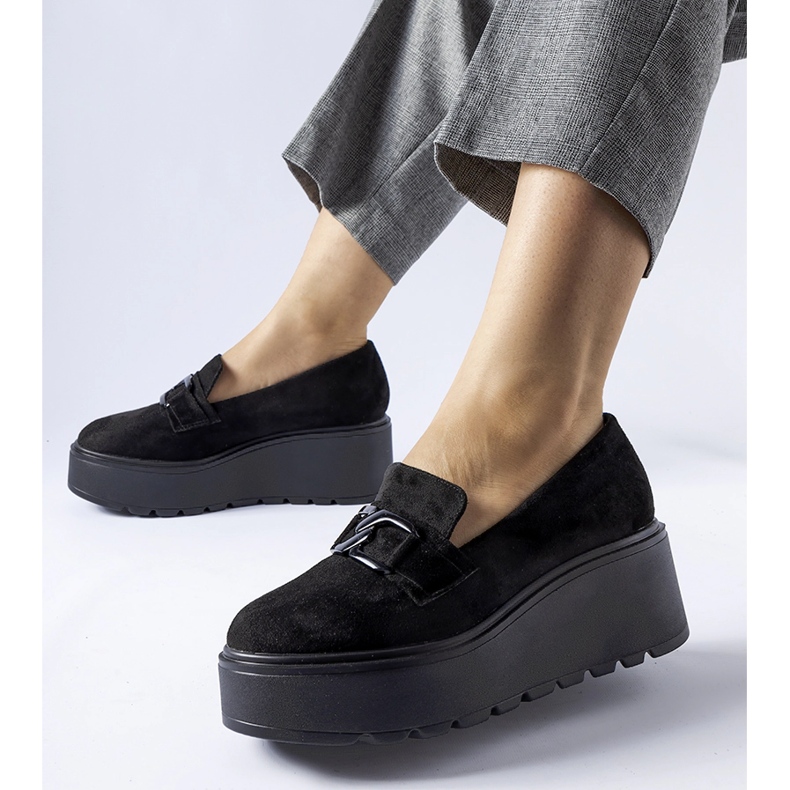 Schwarze Medical-Plateau-Slipper 1