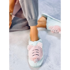 Damenhausschuhe Pearl Mint grün 2