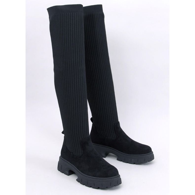 Schwarze Trotter-Sockenstiefel 1