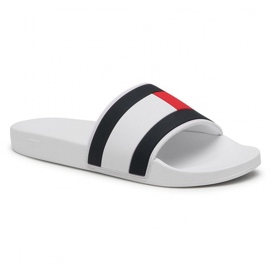 Tommy Hilfiger Essential Flag Pool Slide M Flip-Flops FM0FM03484-YBR weiß 1