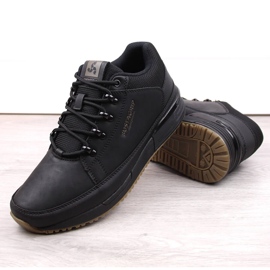 Herrenschuhe aus schwarzem Leder, Turnschuhe Cruiser Bustagrip 1