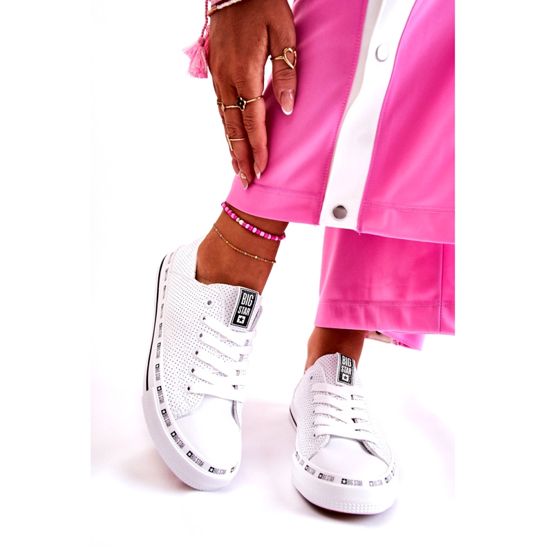 Damen Sneaker Big Star Openwork Weiß FF274024 1