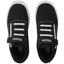 Kappa Chose Sun K Kinderschuhe Schwarz und Weiß 260691K 1110 1
